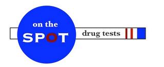 ON THE SPOT DRUG TESTS trademark