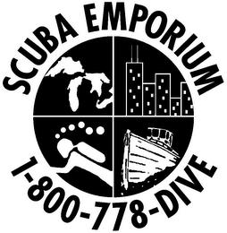 SCUBA EMPORIUM 1-800-778-DIVE trademark