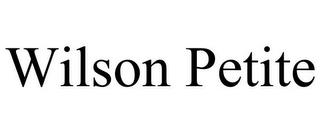 WILSON PETITE trademark