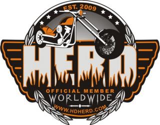 HERD OFFICIAL MEMBER WORLDWIDE - EST. 2009 AND THE HERD URL (WWW.HDHERD.COM) trademark