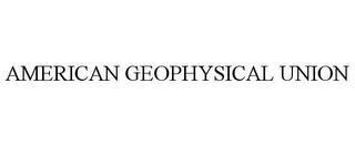 AMERICAN GEOPHYSICAL UNION trademark