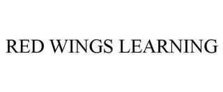 RED WINGS LEARNING trademark