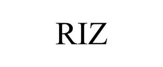 RIZ trademark