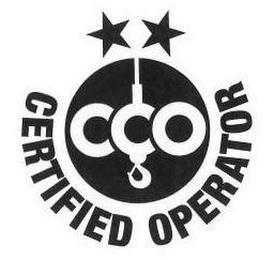 CCO CERTIFIED OPERATOR trademark