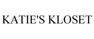 KATIE'S KLOSET trademark