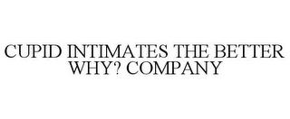 CUPID INTIMATES THE BETTER WHY? COMPANY trademark