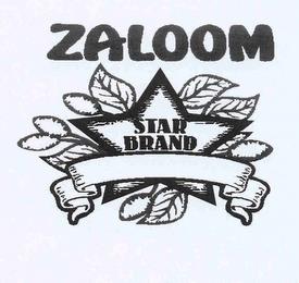 ZALOOM STAR BRAND trademark