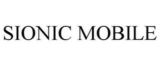 SIONIC MOBILE trademark