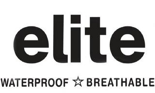 ELITE WATERPROOF BREATHABLE trademark