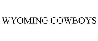 WYOMING COWBOYS trademark