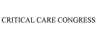 CRITICAL CARE CONGRESS trademark