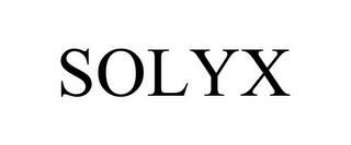 SOLYX trademark