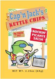 CAP'N JACK'S KETTLE CHIPS ROCKIN' PICANTE SALSA trademark