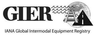 GIER, IANA GLOBAL INTERMODAL EQUIPMENT REGISTRY trademark