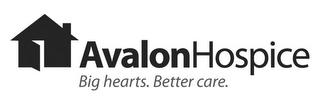 AVALON HOSPICE BIG HEARTS. BETTER CARE. trademark