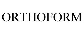 ORTHOFORM trademark