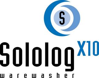 S SOLOLOG X10 WAREWASHER trademark