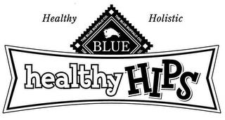 THE BLUE BUFFALO CO. BLUE HEALTHY HIPS HEALTHY HOLISTIC trademark