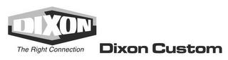 DIXON THE RIGHT CONNECTION DIXON CUSTOM trademark