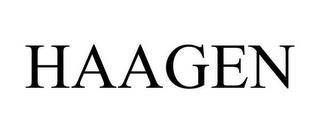 HAAGEN trademark