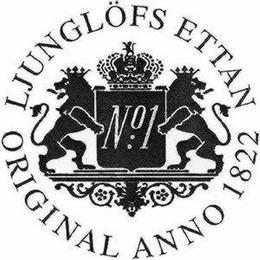 LJUNGLÖFS ETTAN ORIGINAL ANNO 1822 NÒ:1 trademark