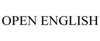 OPEN ENGLISH trademark