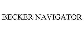 BECKER NAVIGATOR trademark