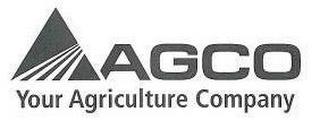 AGCO YOUR AGRICULTURE COMPANY trademark