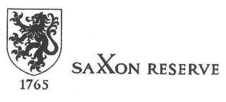 1765 SAXXON RESERVE trademark