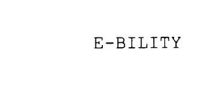 E-BILITY trademark