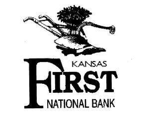 KANSAS FIRST NATIONAL BANK trademark