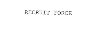 RECRUIT FORCE trademark