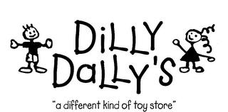 DILLY DALLY'S "A DIFFERENT KIND OF TOY STORE" trademark