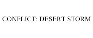 CONFLICT: DESERT STORM trademark