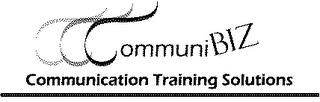 COMMUNIBIZ COMMUNICATION TRAINING SOLUTIONS trademark