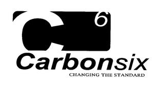 C6 CARBONSIX CHANGING THE STANDARD trademark