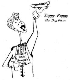 YUPPY PUPPY HOT DOG BISTRO trademark