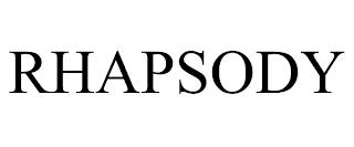 RHAPSODY trademark