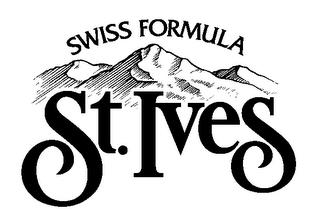 ST. IVES SWISS FORMULA trademark