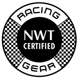 RACING GEAR NWT CERTIFIED trademark