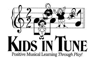 KIDS IN TUNE POSITIVE MUSICAL LEARNING THROUGH PLAY! trademark