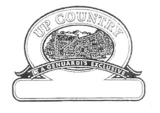 UP COUNTRY A GENUARDI'S EXCLUSIVE trademark