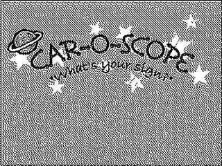 CAR-O-SCOPE "WHAT'S YOUR SIGN? trademark