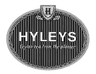 H HYLEYS CEYLON TEA FROM THE PLANTER trademark