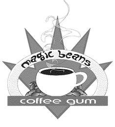 MAGIC BEANS COFFEE GUM trademark