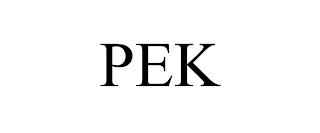 PEK trademark