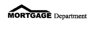 MORTGAGE DEPARTMENT trademark