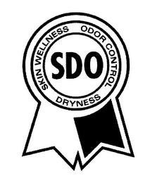 SKIN WELLNESS ODOR CONTROL DRYNESS SDO trademark