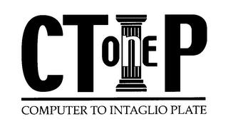 CTONEP COMPUTER TO INTAGLIO PLATE trademark