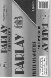 PARLAY FILTER CIGARETTES M trademark